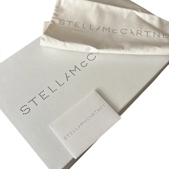 Stella McCartney Star Embroidered Clogs Slingback Sherpa Lining Tan Size 36 NWT - Picture 6 of 12